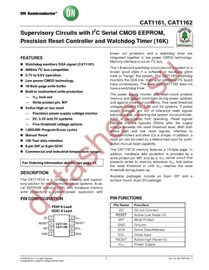 CAT1161L-42 datasheet  